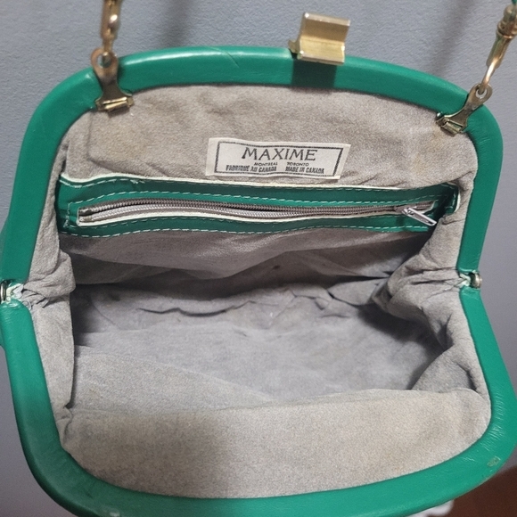 Maxime Vintage Green Purse - Picture 5 of 7